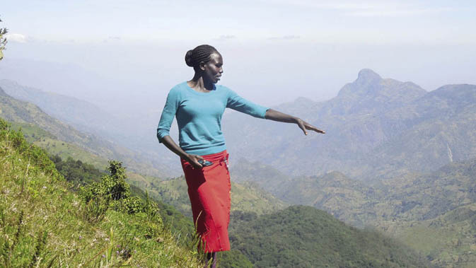 Aliphine Tuliamuk-Bolton in her native Kenya